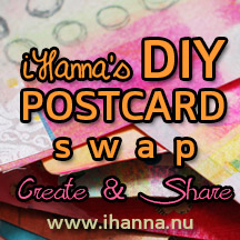 Use the DIY postcard swap button on your site!