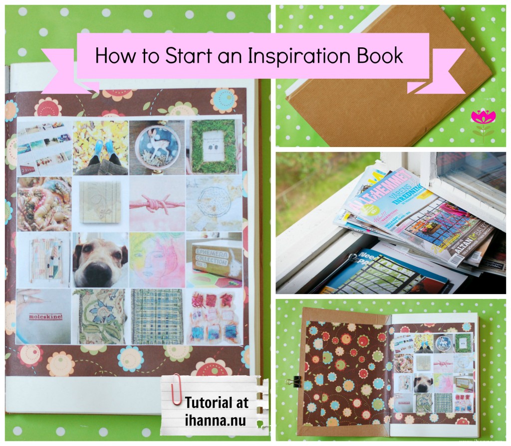 How to start an Idea Book - a free tutorial by iHanna found at www.ihanna.nu