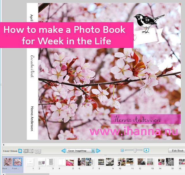 How to make a Photo Book for Week in the Life - tutorial by iHanna, 2013 #freethebook #witl