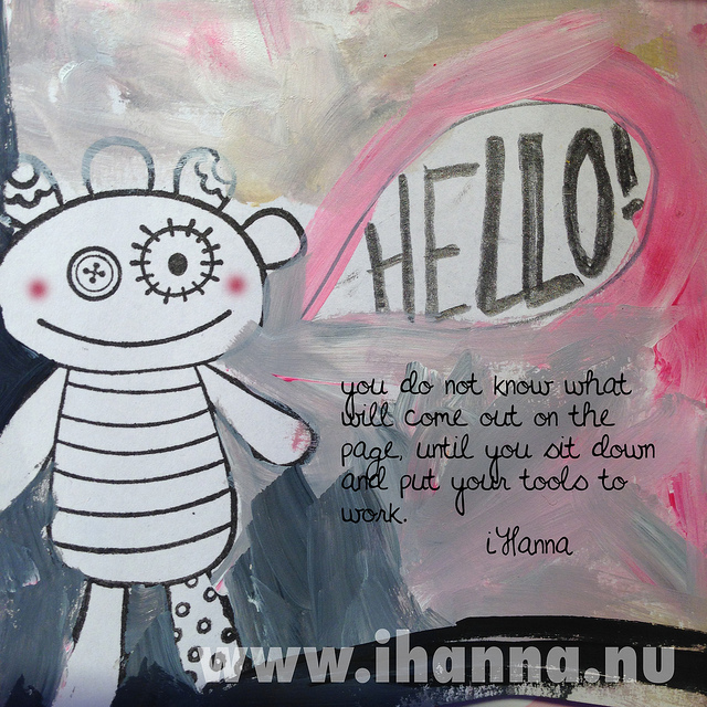 Hello let us have a Creative Year, image by iHanna of www.ihanna.nu