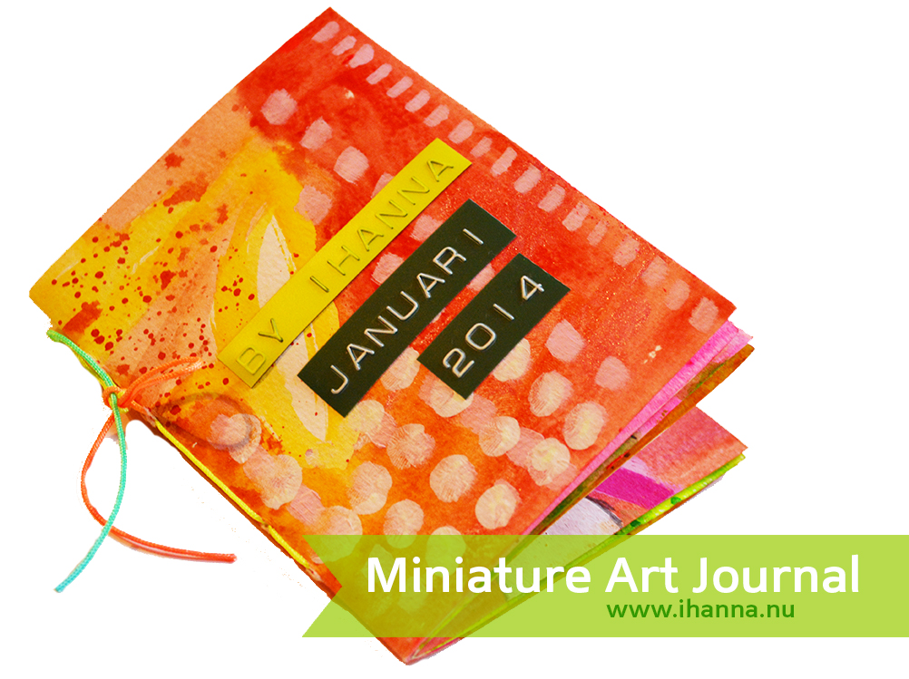 iHanna's Miniature Art Journal filled with illustrations, more on the blog www.ihanna.nu