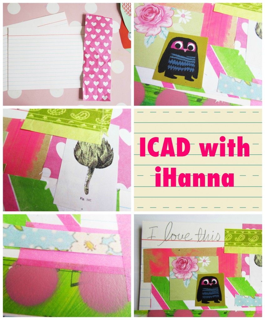 Index Card Creativity - a collage video by iHanna at www.ihanna.nu #icad