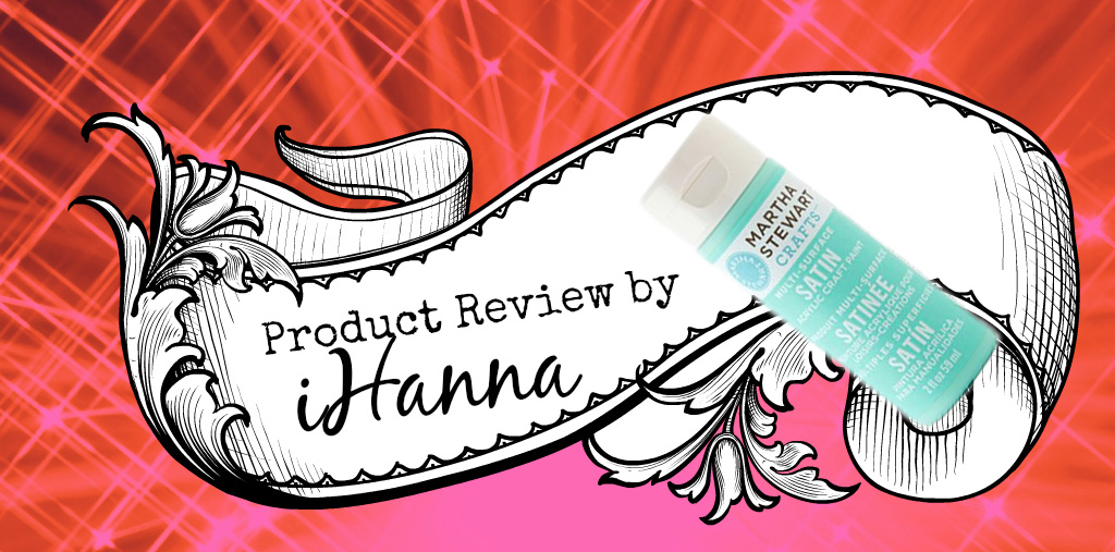 iHanna's Product review of Martha Stewart Craft Paints #acrylics