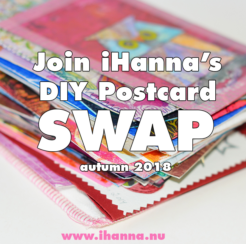 iHanna's DIY Postcard Swap autumn 2018 - join right now!