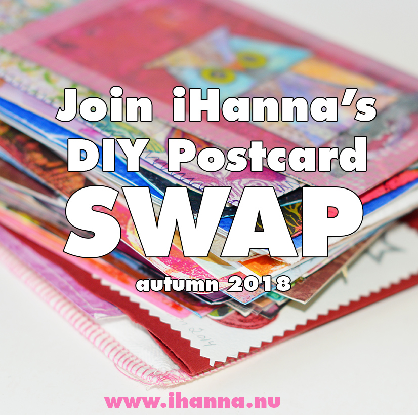iHanna's DIY Postcard Swap autumn 2018 - join right now!