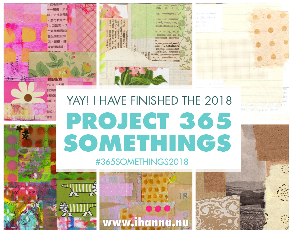 Yay! I finished the 365 collage project /iHanna #365somethings2018
