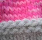 Hannas Candy floss Mittens - detail