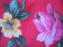 Red rose fabric