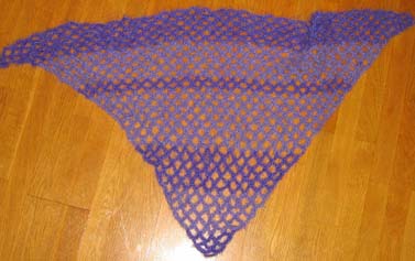 Mauve dream in mohair