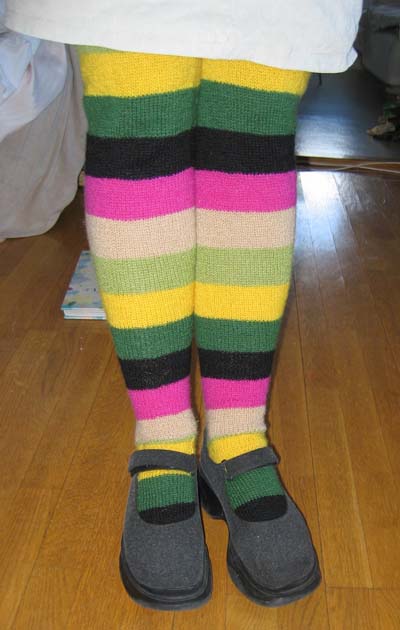 My very long socks are finished