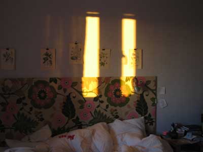 Sunshine, sunshine in my bedroom