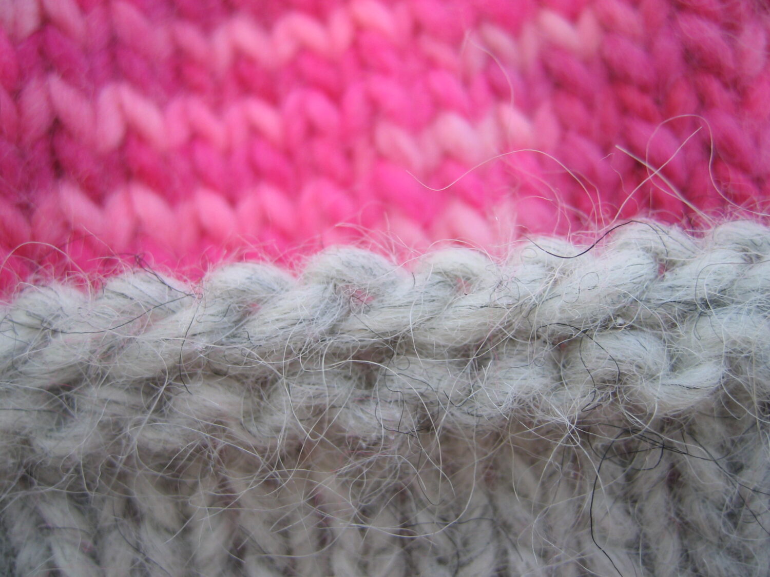 My Candy Floss Mittens on the balcony (Photo copyright Hanna Andersson)