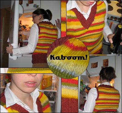 Finished leftovers vest by iHanna