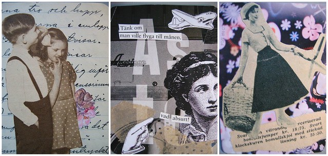 ATC collages by iHanna  (Photo copyright H. Andersson)