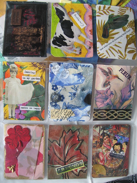 Napkin swap returns for iHanna in the ATC swap (Photo Copyright Hanna Andersson)