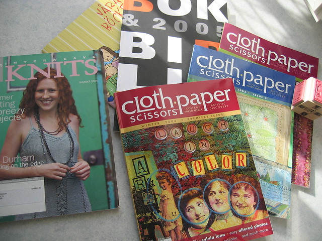Cloth Paper Scissors Magazines in the mail this week (Photo copyright H. Andersson)
