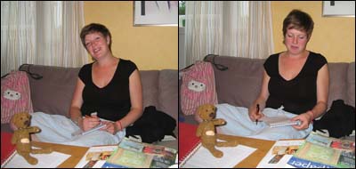 Monica the journalist that interviewed me in 2005