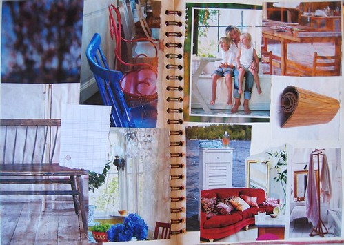 Country style (Copyright Hanna Andersson) Art journal collage of magazine images Country style (Copyright H. Andersson)