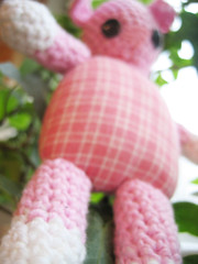 Babe Ruth the Rabbit crocheted by iHanna