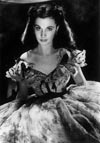 Vivien Leigh as Scarlet Ohara in Gone with the wind