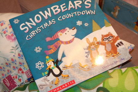 Snowbears Christmas countdown childrens book from Theresa Smythe