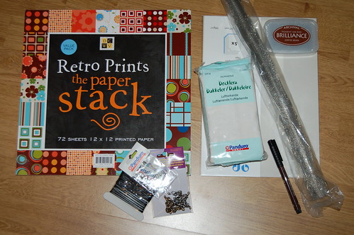 Papers and craft materials and stuff from Panduro