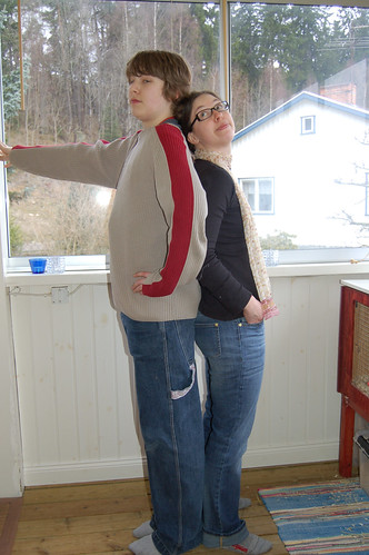 Me and my brother hight difference