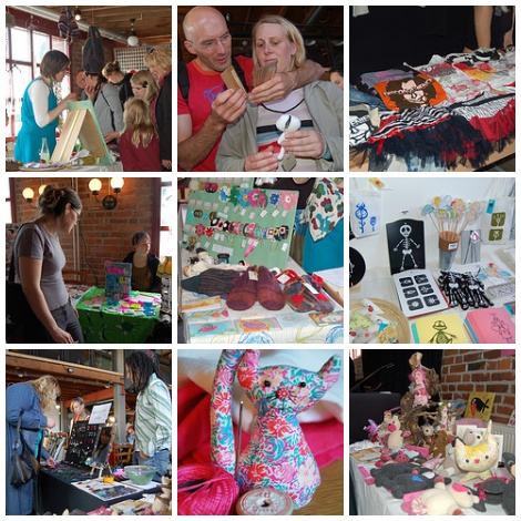 Design market visitors and items for sale 2006