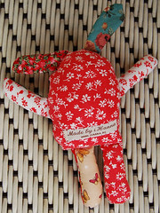 Mini moopy softie bunny made by iHanna, the back  2006 (Photo Copyright H. Andersson)