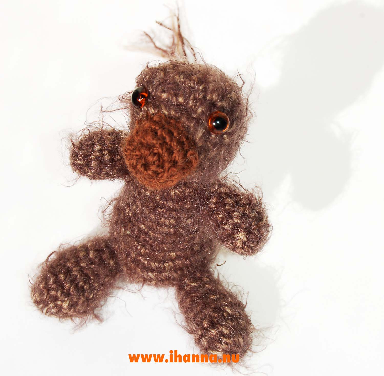 Mullis the little mole, free hand amigurumi softies by iHanna