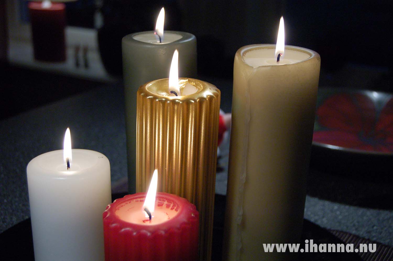 Christmas candles in Obbola (Photo copyright Hanna Andersson)