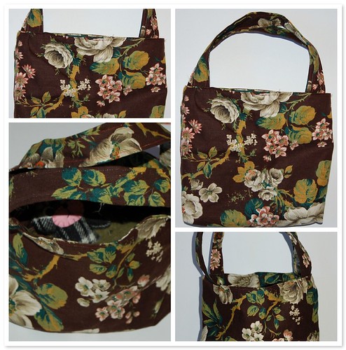 Brown rose bag