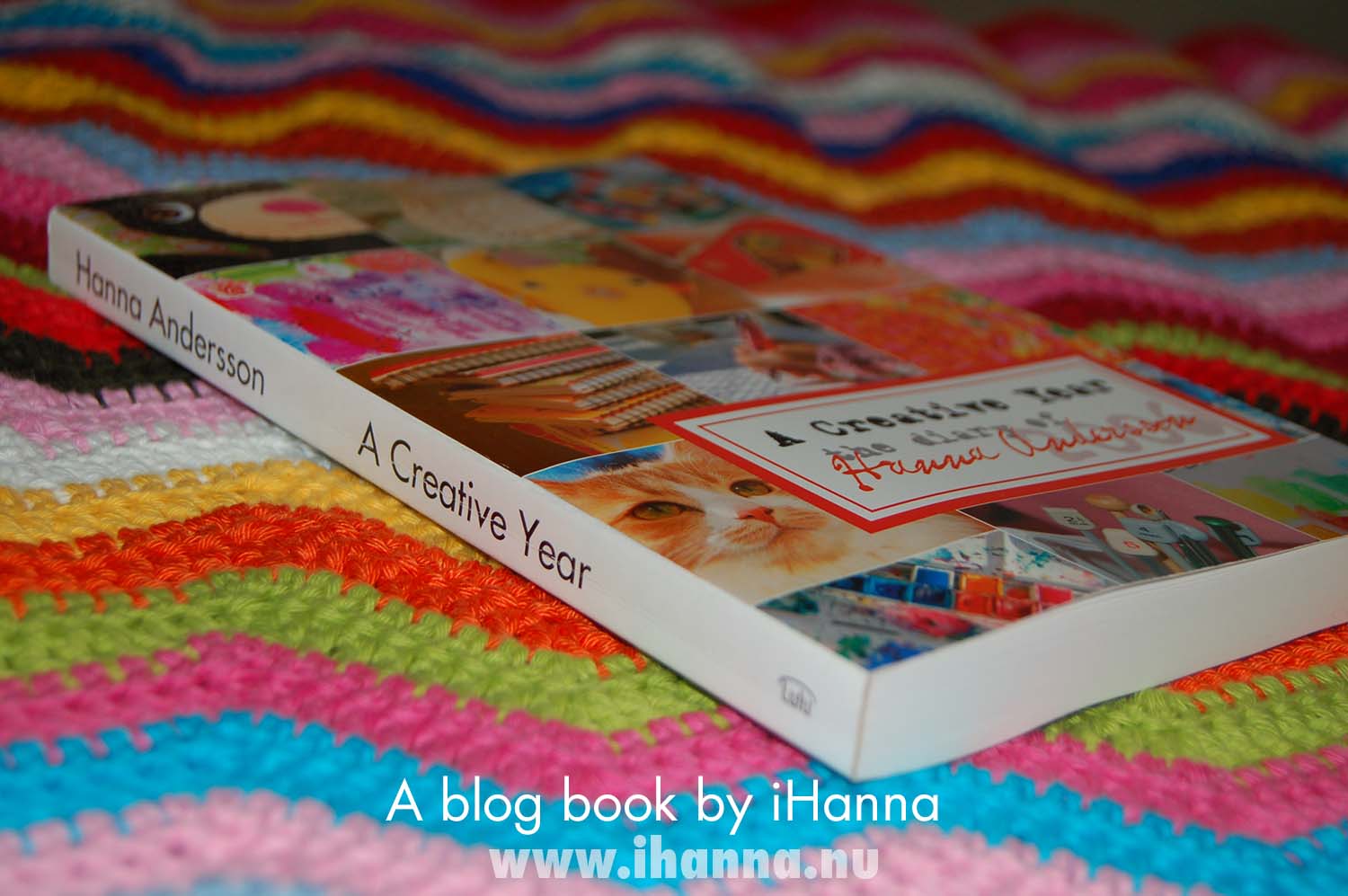 A blog book made by iHanna called A Creative Year (Copyright Hanna Andersson)
