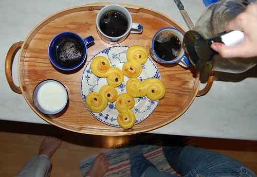 Lussefika (tjuvstart) with the parents (Copyright H Andersson)