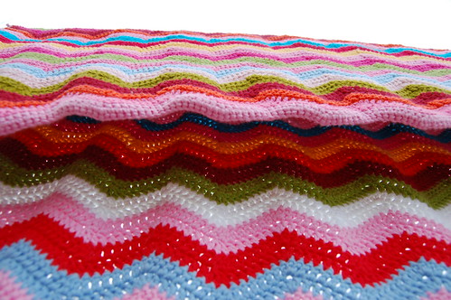 Ripple Afghan by iHanna close-up 2008 (Photo copyright H. Andersson)