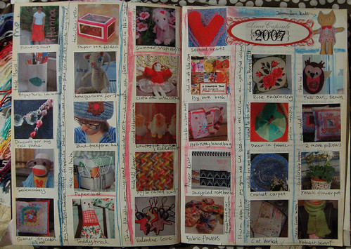 Crafted/made 2007 documenting in the art journal with photos by iHanna (Photo copyright Hanna Andersson)