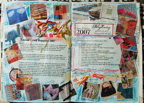 Crafted/made 2007 documenting in the art journal with photos by iHanna (Photo copyright Hanna Andersson)