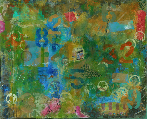 Mixed media on canvas by iHanna (Copyright Hanna Andersson)