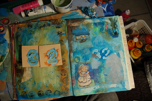 Stencils used in my journal (Copyright Hanna Andersson)