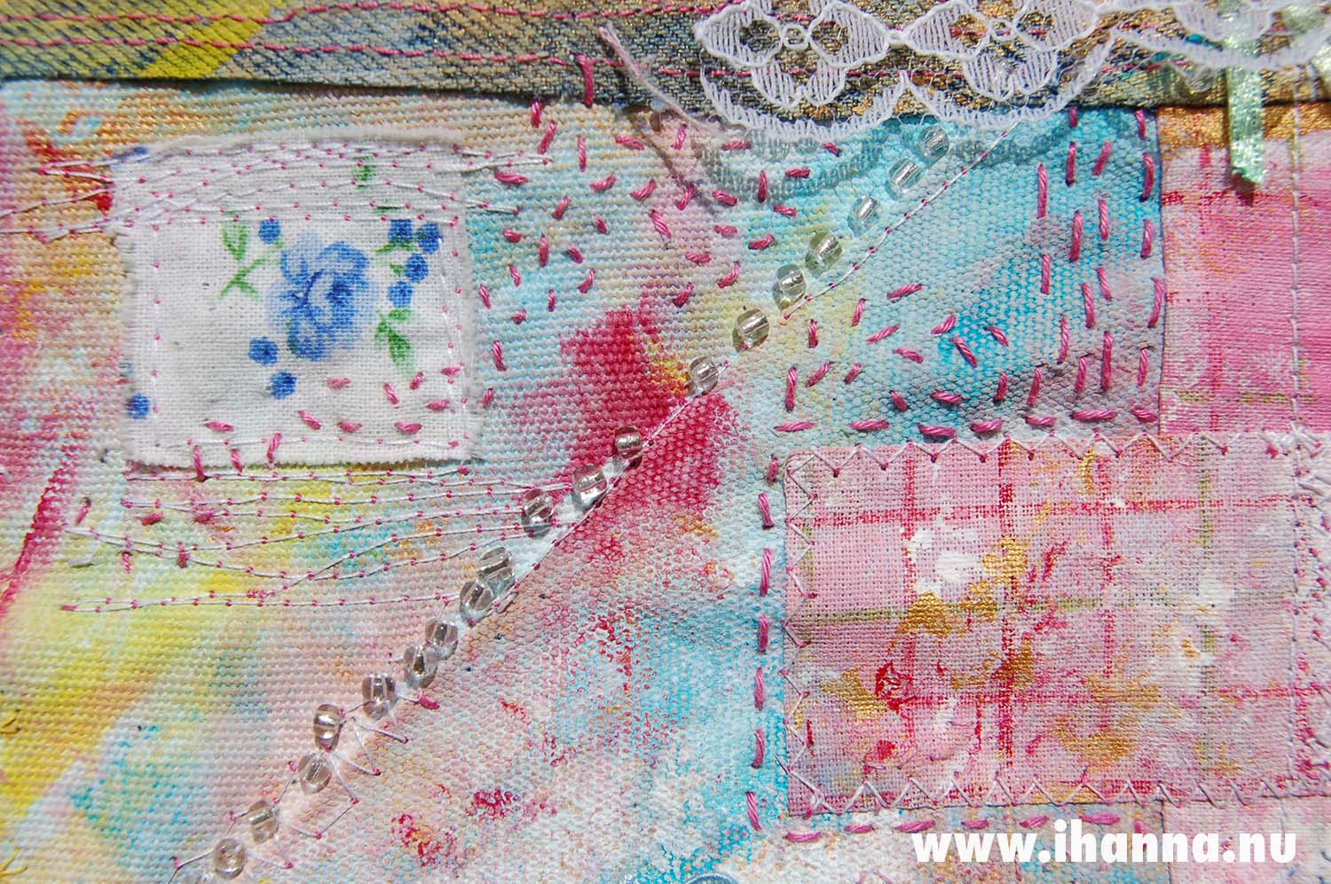 Textile art piece detail made by iHanna (Copyright Hanna Andersson)