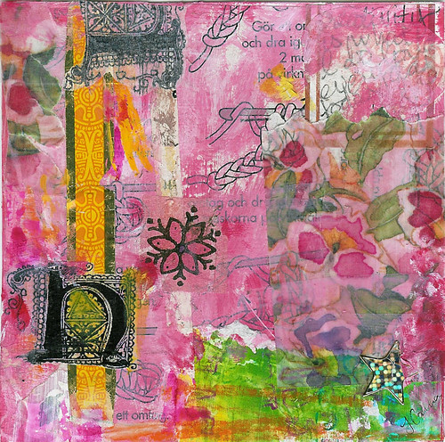 Knitting again Daily art card made 23 July 2008 by iHanna (Copyright Hanna Andersson)