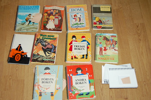 More spiral bound notebooks made from vintage book covers by iHanna