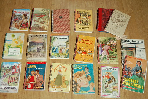 Spiral bound notebooks made from vintage book covers by iHanna