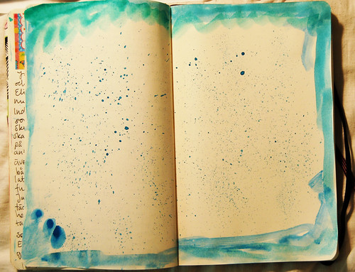 Moleskine preparing a page for journaling and diary writing (Copyright Hanna Andersson)