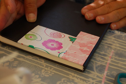 How to make a Paper Patchwork Notebook Cover - tutorial by iHanna (Photo copyright Hanna Andersson)