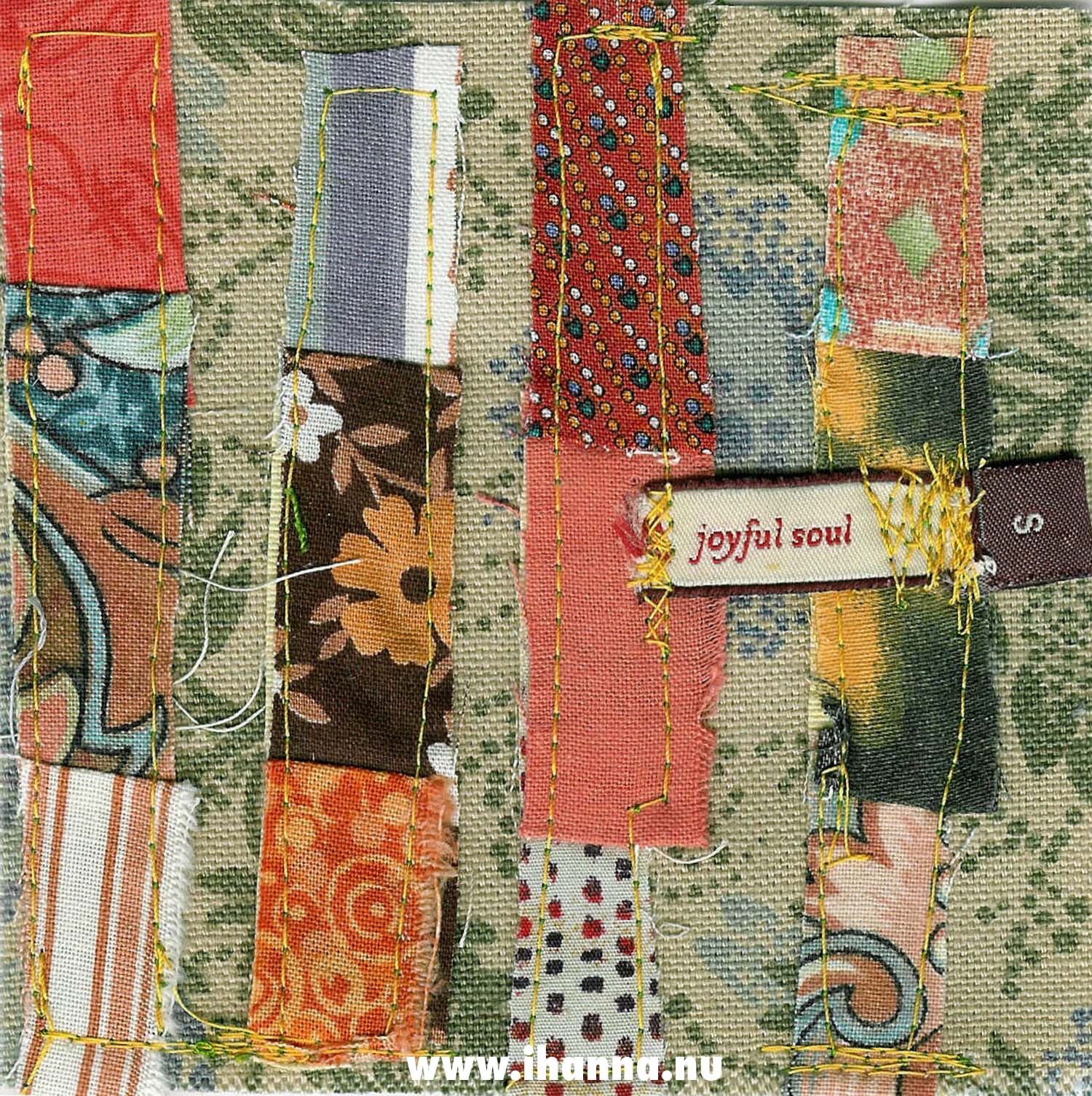 Daily Art Card made 2008-10-15, Joyful soul (Copyright Hanna Andersson)