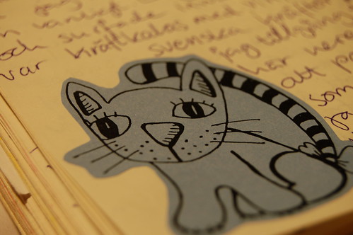 Drawings by iHanna cut out to use as stickers