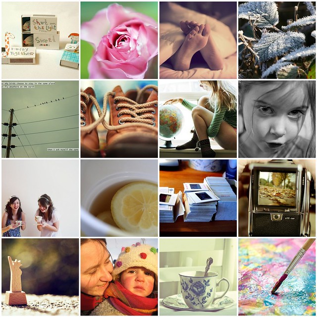 Inspiration Mosaic - January 2009 collected on Flickr by iHanna