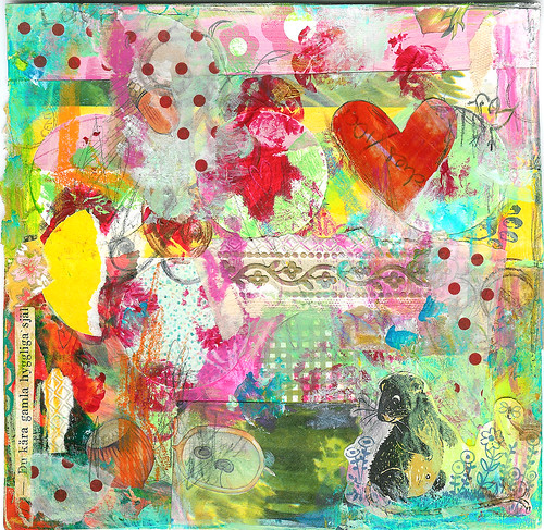 K?ra gamla hyggliga sj?l (copyright Hanna Andersson) Mixed media art collage by iHanna 2009 Kära gamla hyggliga själ (copyright Hanna Andersson)