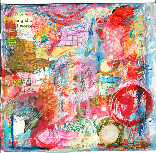 En sorts solig f?rg (copyright Hanna Andersson) Mixed media art collage by iHanna 2009 En sorts solig färg (copyright Hanna Andersson)